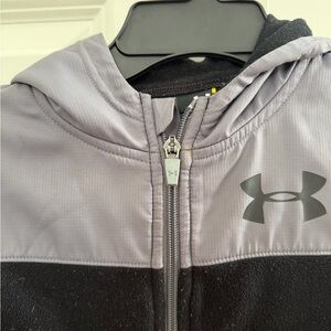 Under Armour Light Gray and Black Jacket